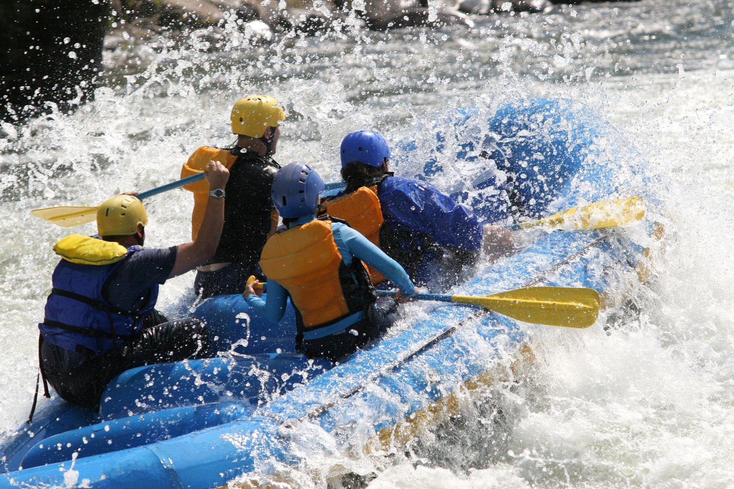 Water Rafting River Rush & Rhythmic Flow